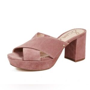 Sam Edelman Jayne suede platform sandal size 7
